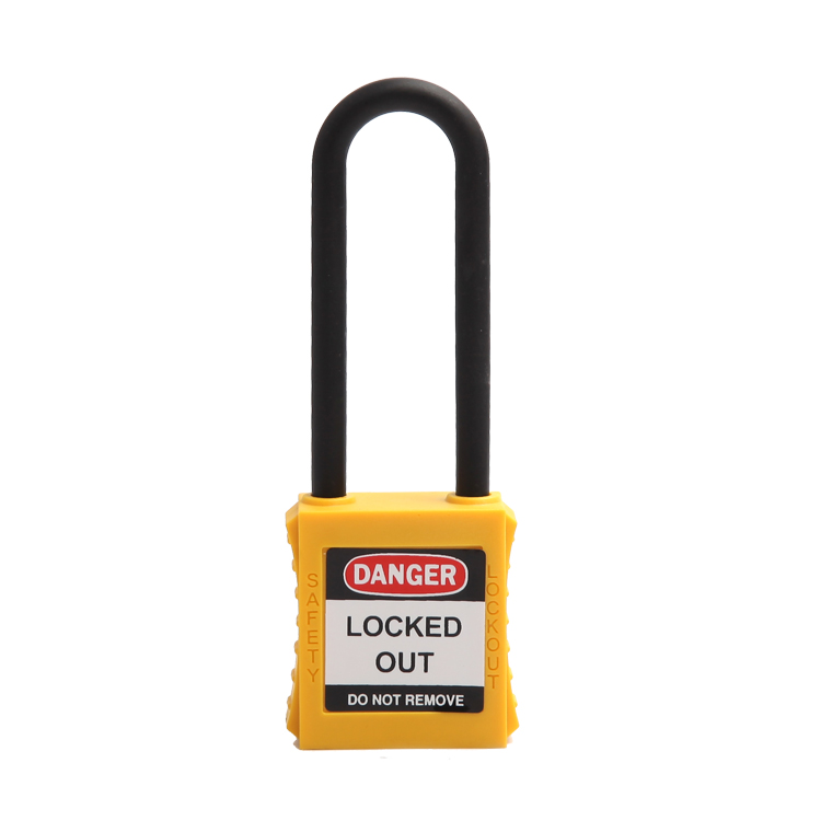 Bulk Buying High Quality Steel Long Shackle Insulation Safety Padlock