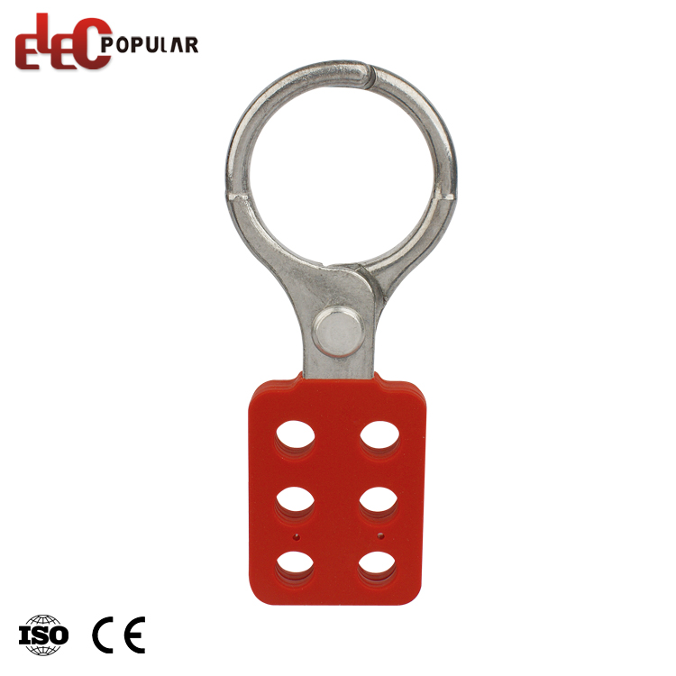 Customized Design 25MM Lock Shackle Safety Aluminum Lockout Hasp With Hook