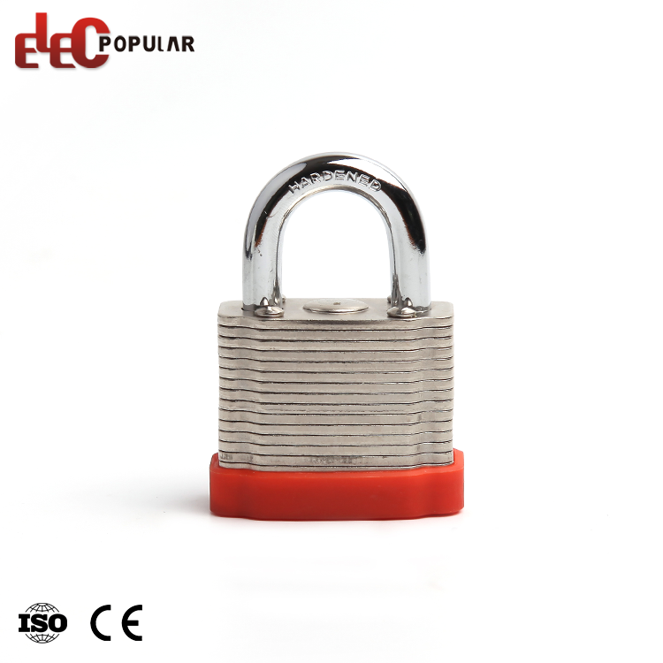 Best Quality Custom Red Reinforced Laminated Safety Padlock