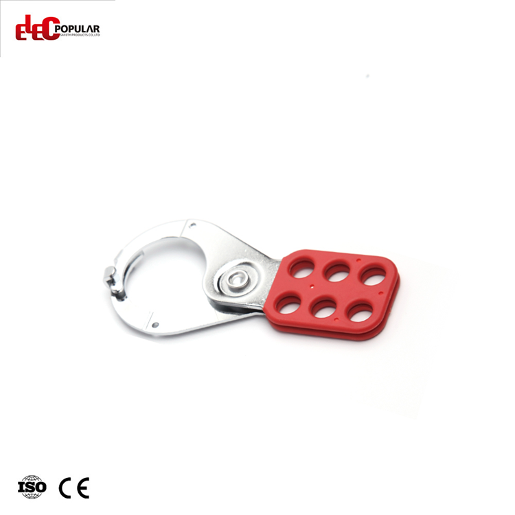Safety 38mm Lock Shackle Industrial Security Steel Lockout Hasp