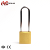 Bulk Rectangular Long Shackle Colorful Aluminium Safety Padlock
