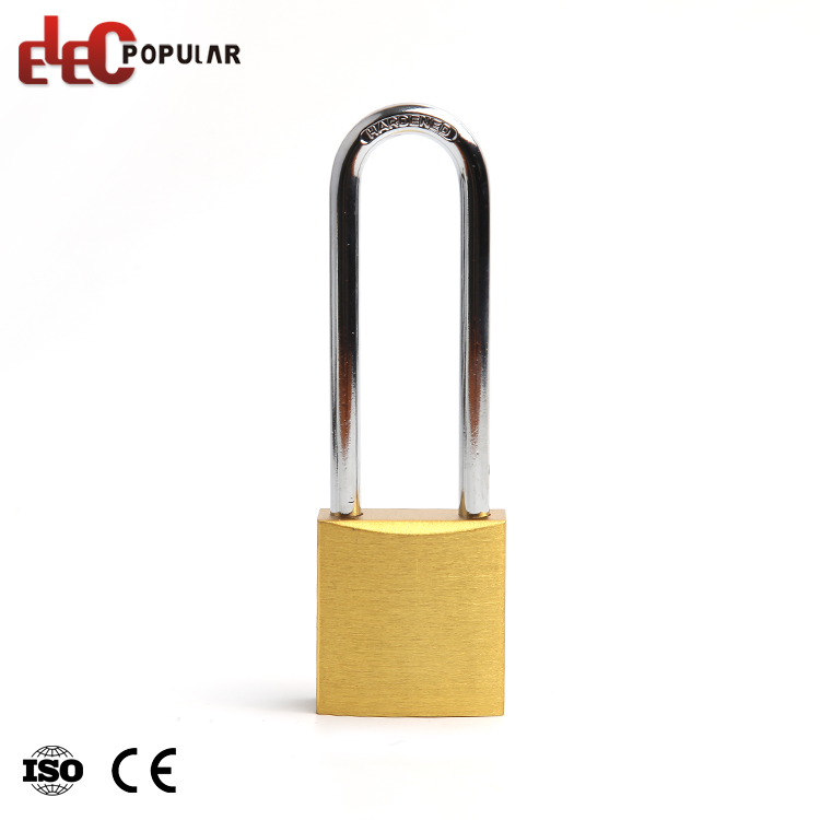 Bulk Rectangular Long Shackle Colorful Aluminium Safety Padlock