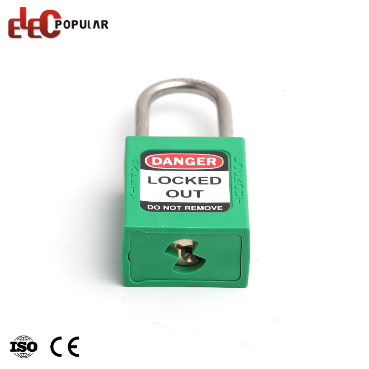 Elecpopular High Security Multi Color 38MM 316 Stainless Steel Shackle Slim Body Safety