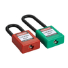 Industrial Top Security 38mm Pad locks Loto ABS Safety Padlock with Key