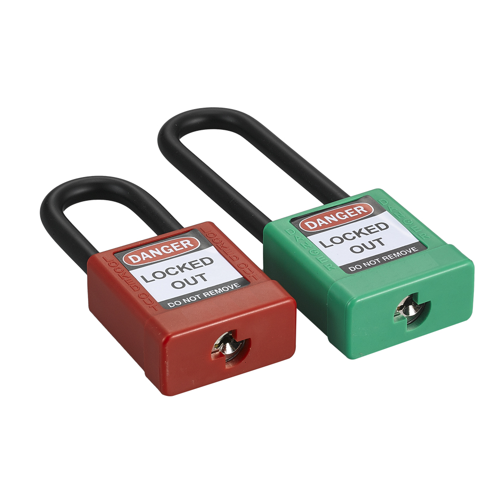 Industrial Top Security 38mm Pad locks Loto ABS Safety Padlock with Key
