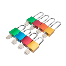 High Security 6 Piece Lock Core Rugged Aluminum Safety Padlocks