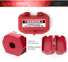 Industrial OEM Polypropylene Material Red Electrical Plug Lockout