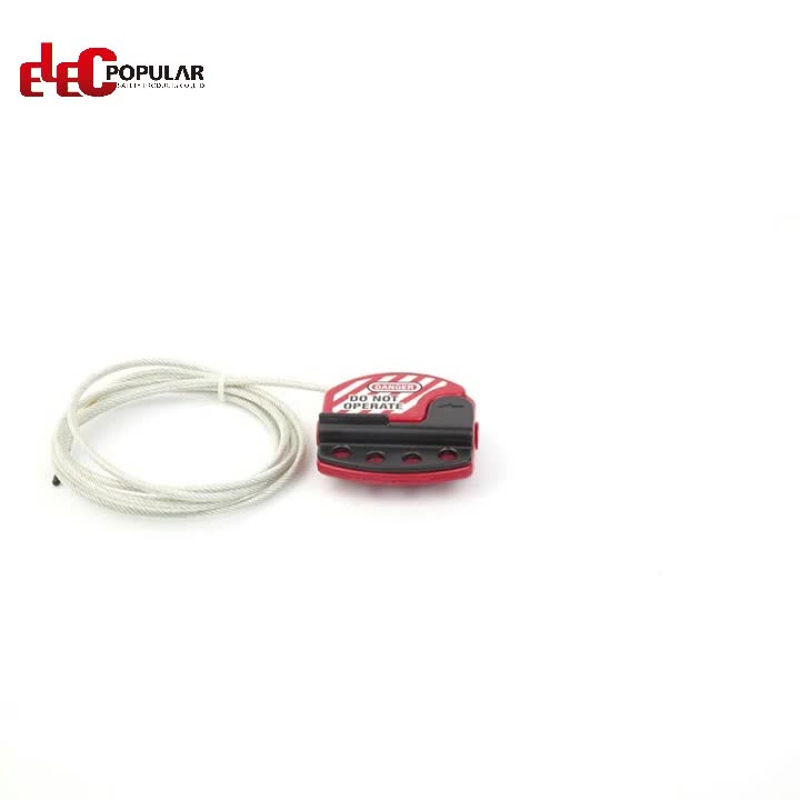 Elecpopular OEM Universal Retractable Adjustable Stainless Steel Cable Lockout