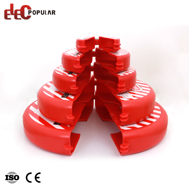 Super September Red Injection-Molded Polypropylene Safety Gate Valve Lockout