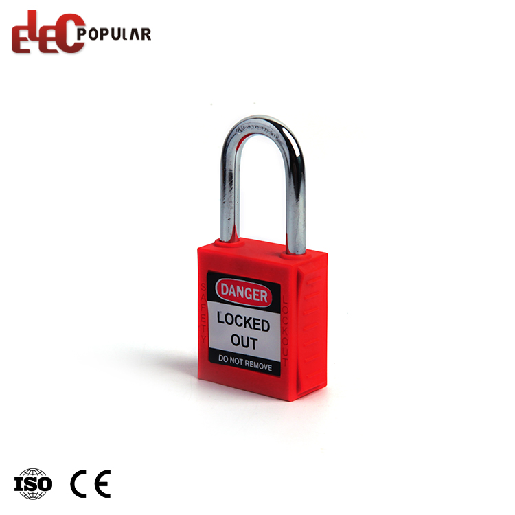 New Style High Security Hardened Solid Steel Shackle ABS Safety Padlock