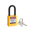 Industrial Top Security 38mm Pad locks Loto ABS Safety Padlock with Key