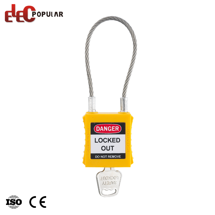 High Security Cheap Price Customized Cable Safety Padlock