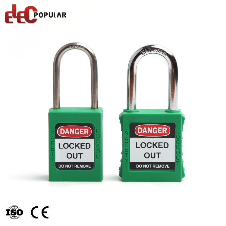 Elecpopular High Security Multi Color 38MM 316 Stainless Steel Shackle Slim Body Safety