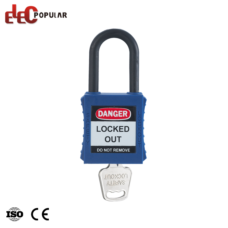 Industrial Top Security 38Mm Nylon Shackle Insulation Safety Padlock