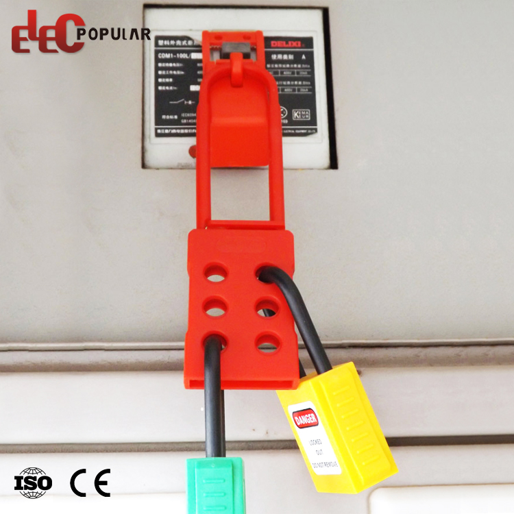 Industry High Security Protection Devices Insulation Safety Hasp Lockout