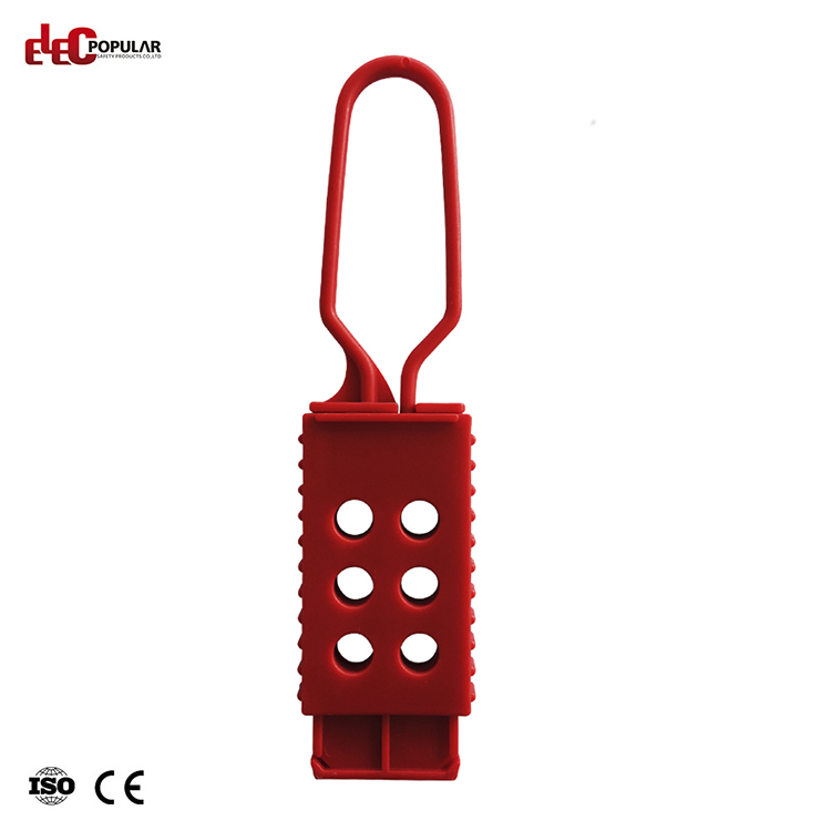  High Quality Insulation Nylon Hasp Lock Safety Lockout With Logo