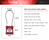 High Security Cheap Price Customized Cable Safety Padlock