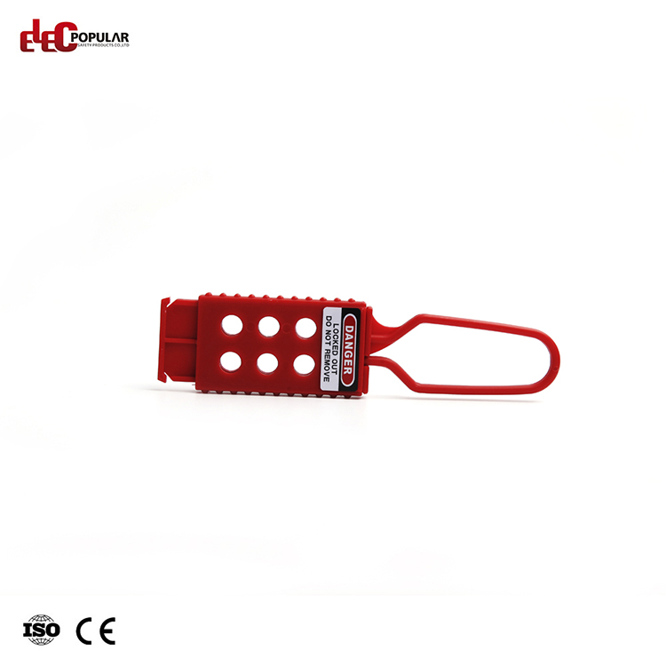  High Quality Insulation Nylon Hasp Lock Safety Lockout With Logo