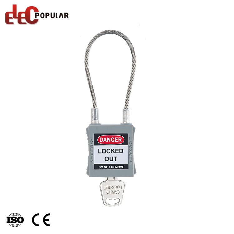 High Security Cheap Price Customized Cable Safety Padlock
