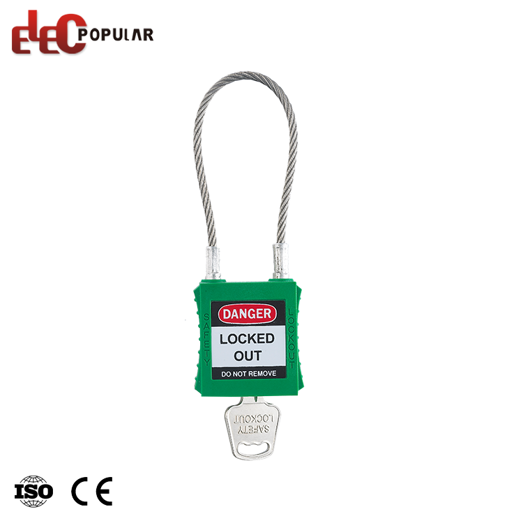 High Security Cheap Price Customized Cable Safety Padlock