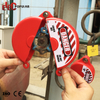 Super September Red Injection-Molded Polypropylene Safety Gate Valve Lockout