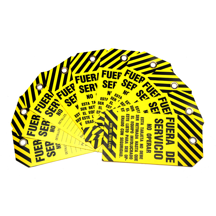 China PVC Safety Lockout Tags and Tagout Tags