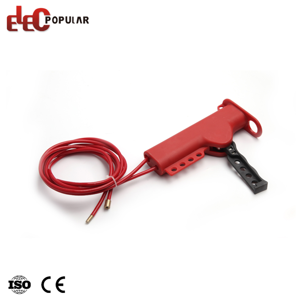 China New Safety Adjustable Retractable Cable Lockout Locks