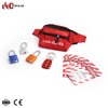 Personal Adjustable Waist Strap Padlock Lockout Bag Safety Electrical Lockout Kit